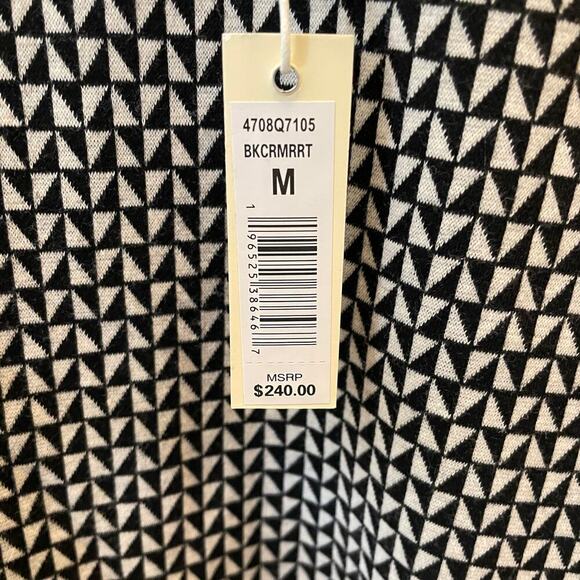Max Studio London Blouse Medium | Geometric Print, Bell Sleeves NWT MSRP $240 - Picture 4 of 10